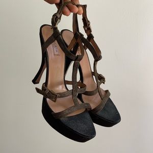 Vintage Alaïa Paris Chainlink Heel Size 37 Italy